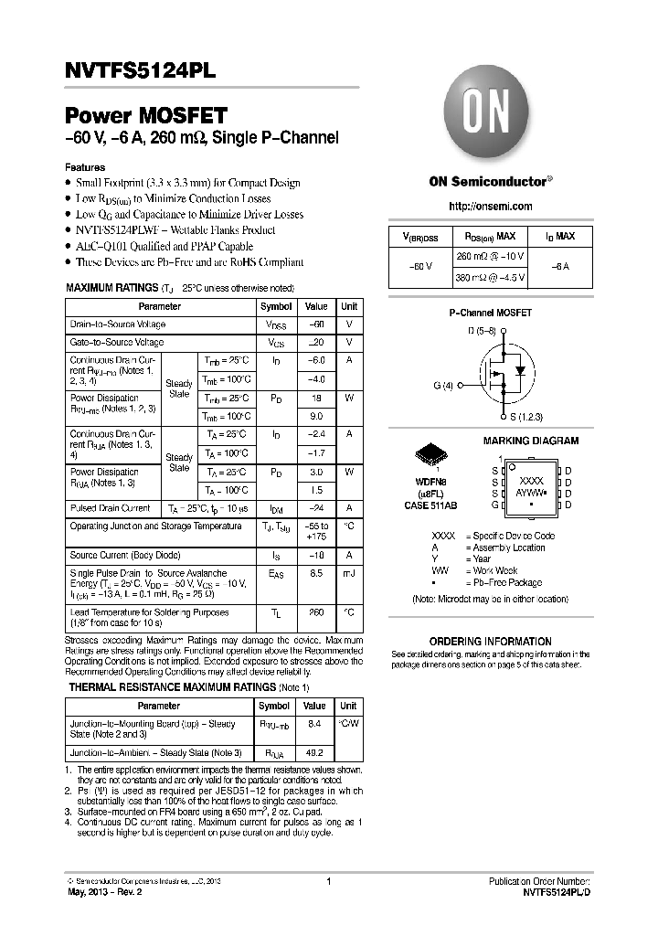 NVTFS5124PL_7596113.PDF Datasheet