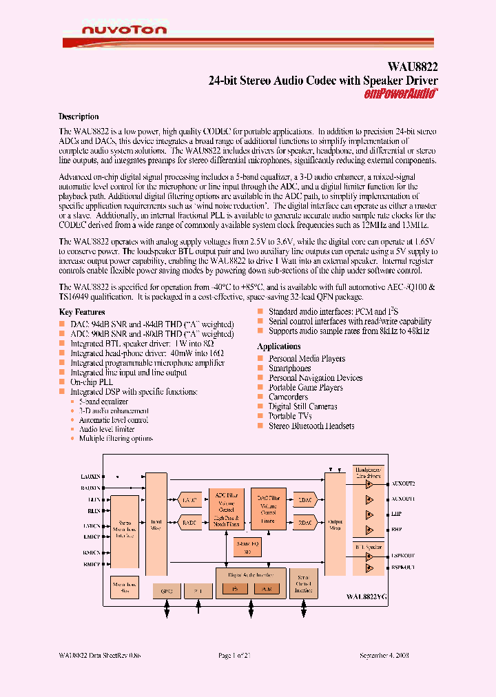 WAU8822YG_7596843.PDF Datasheet