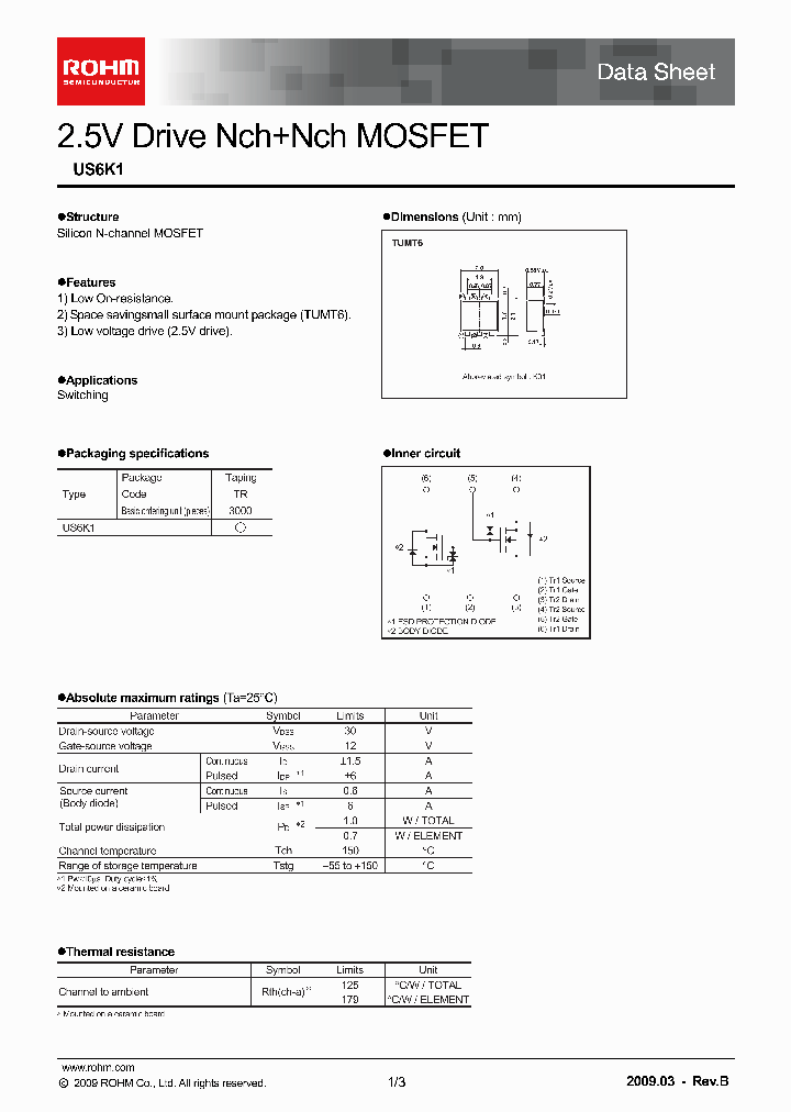 US6K1TR_7597842.PDF Datasheet
