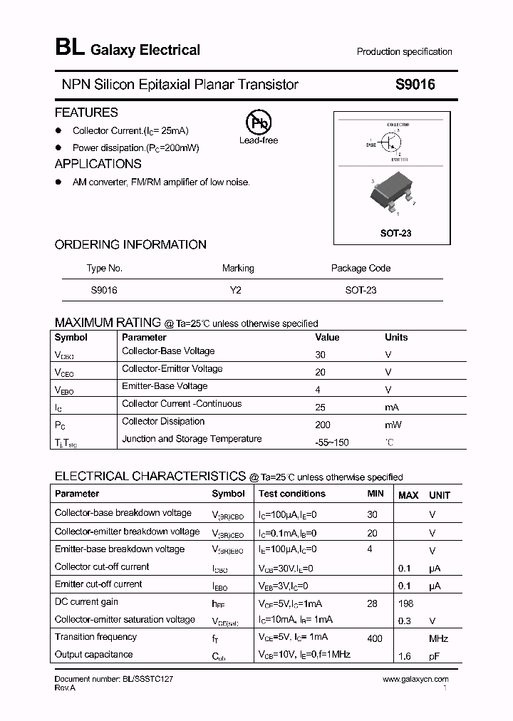 S9016_7599759.PDF Datasheet