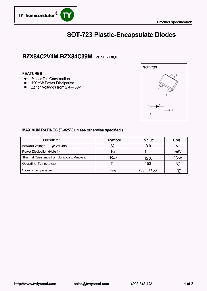 BZX84C5V6M_7599911.PDF Datasheet
