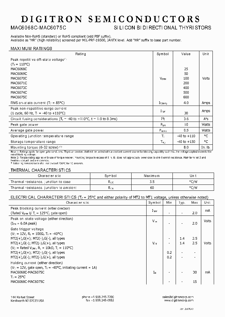 MAC6069C_7602251.PDF Datasheet