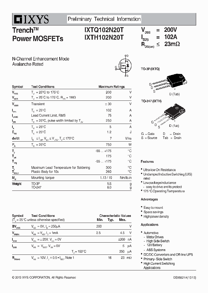 IXTQ102N20T_7603042.PDF Datasheet