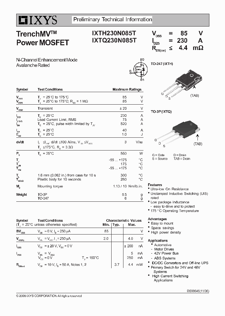 IXTQ230N085T_7603049.PDF Datasheet