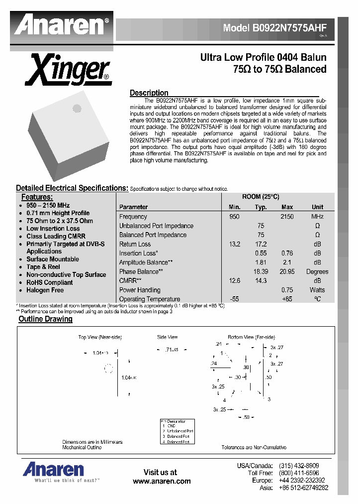B0922N7575AHF_7604342.PDF Datasheet