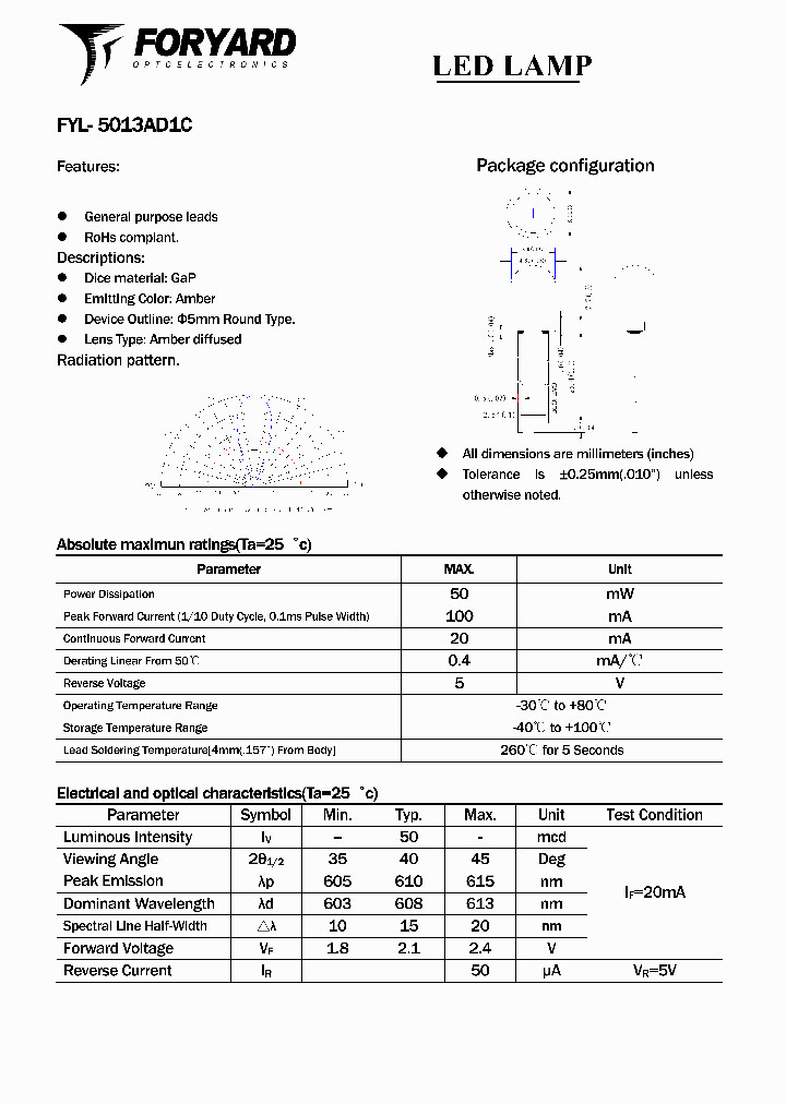 FYL-5013AD1C_7604403.PDF Datasheet
