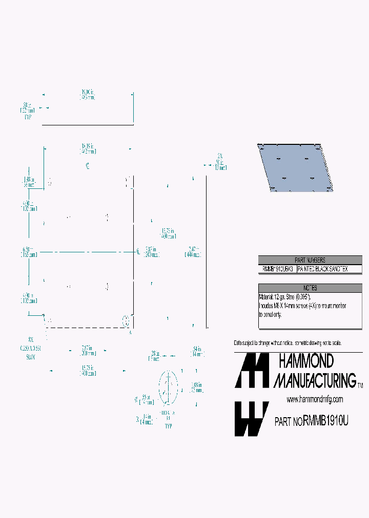 RMMB1910UBK3_7604554.PDF Datasheet