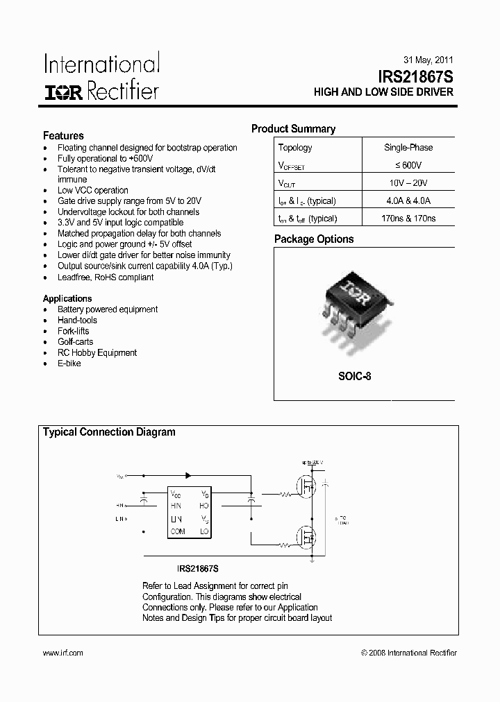 IRS21867SPBF_7604601.PDF Datasheet