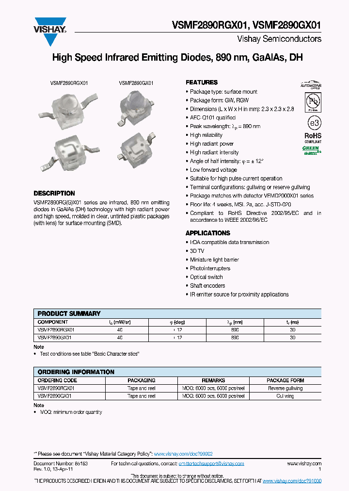 VSMF2890GX01_7605825.PDF Datasheet
