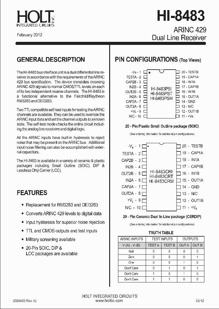 HI-8483CLI_7605956.PDF Datasheet