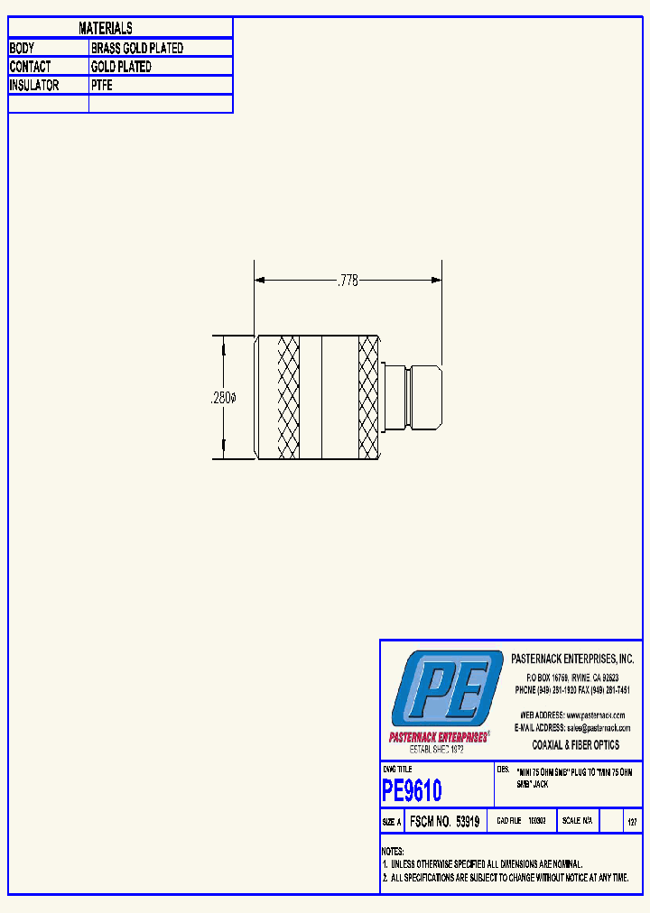 PE9610_7606292.PDF Datasheet