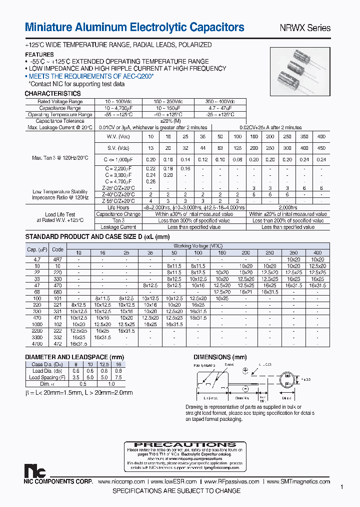 NRWX100M100V8X115F_7606605.PDF Datasheet