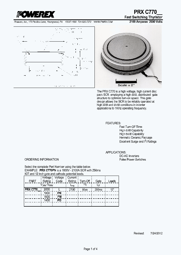 PRXC770_7606778.PDF Datasheet