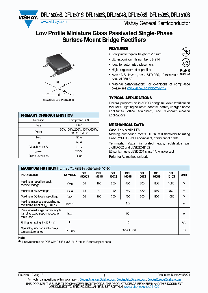 DFL1508S-E3_7607414.PDF Datasheet