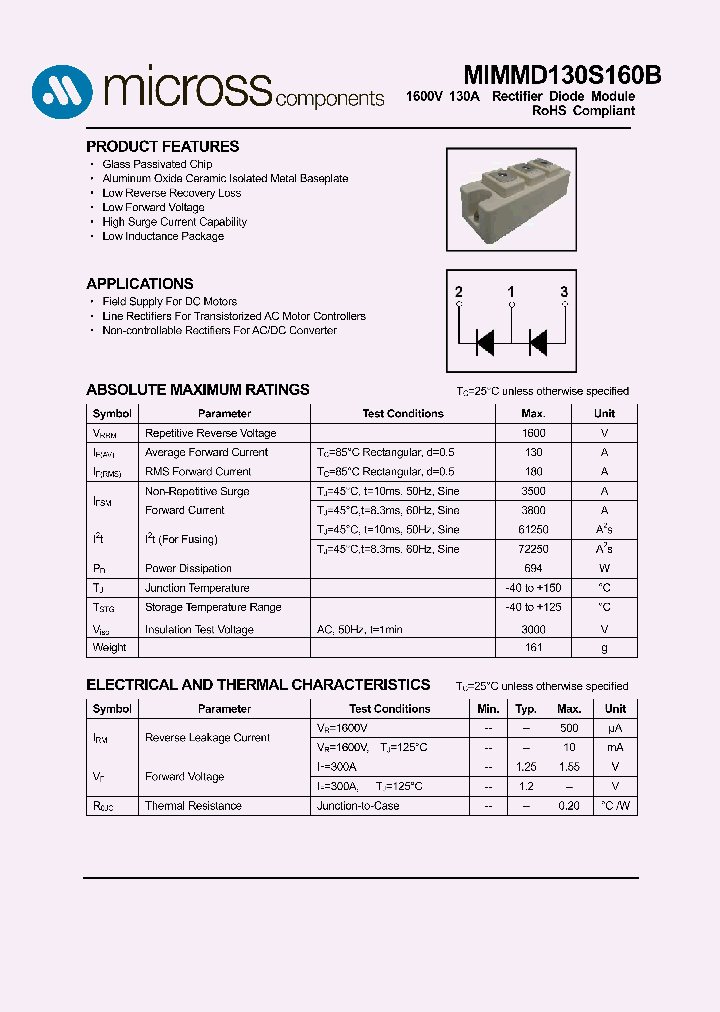 MIMMD130S160B_7607964.PDF Datasheet