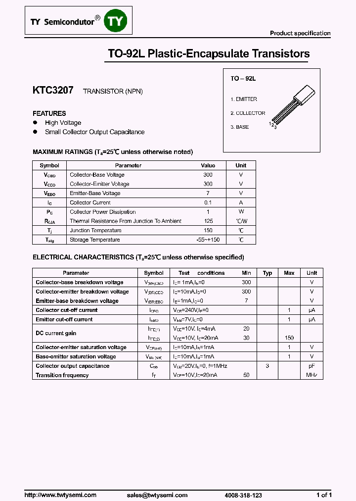 KTC3207_7608473.PDF Datasheet