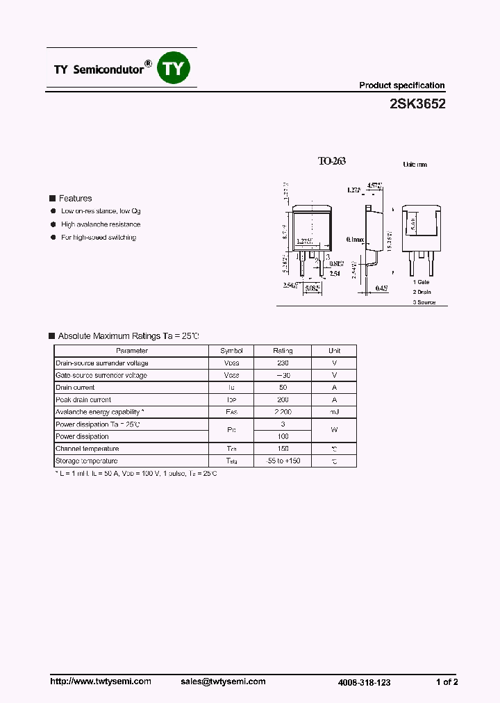2SK3652_7608617.PDF Datasheet