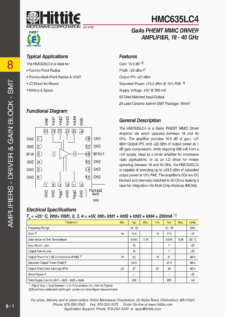 HMC635LC410_7608591.PDF Datasheet