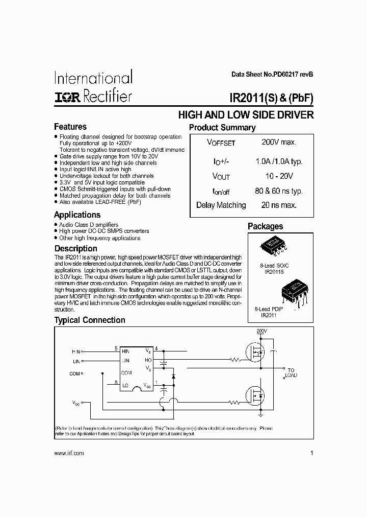 IR2011PBF_7609564.PDF Datasheet