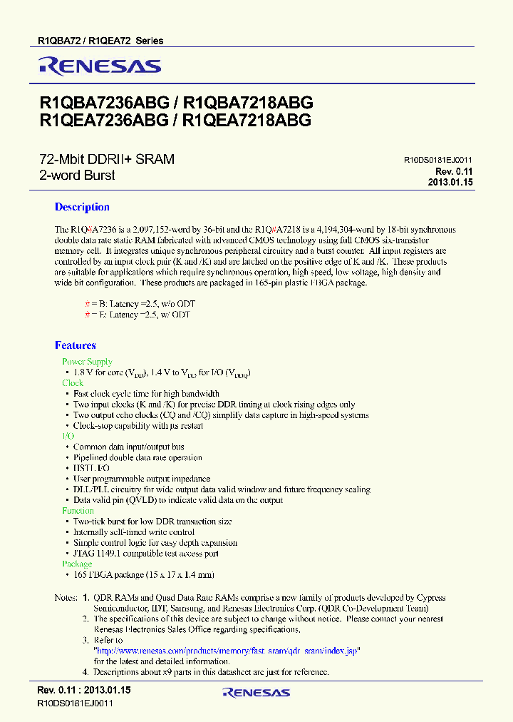 R1QEA7236ABG_7610131.PDF Datasheet