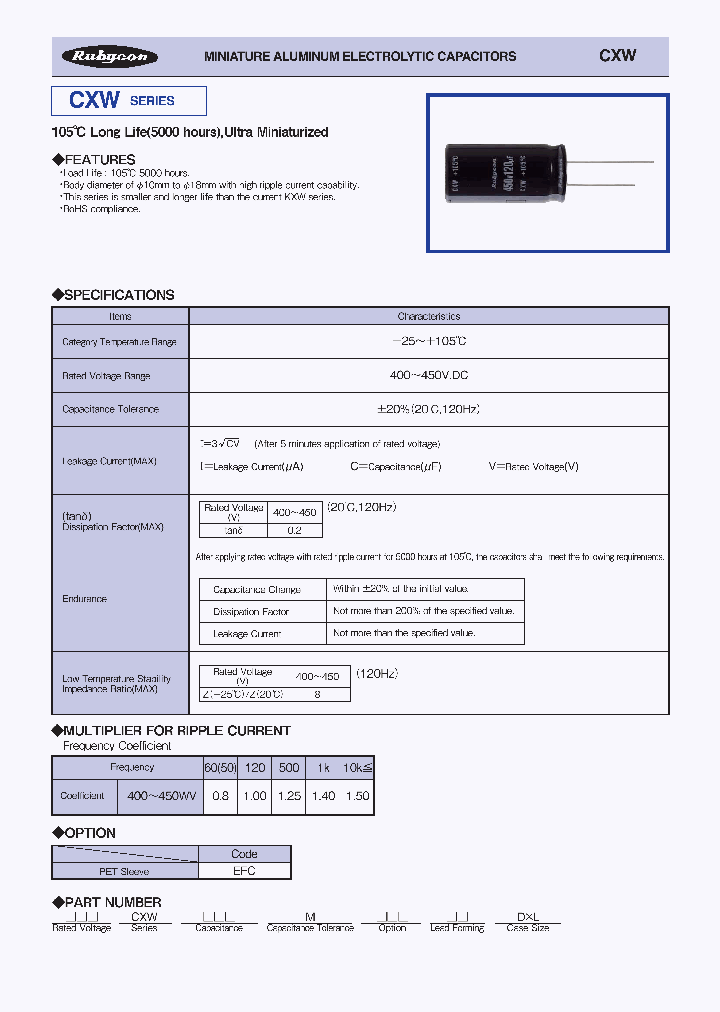450CXW150MEFC18X40_7610475.PDF Datasheet