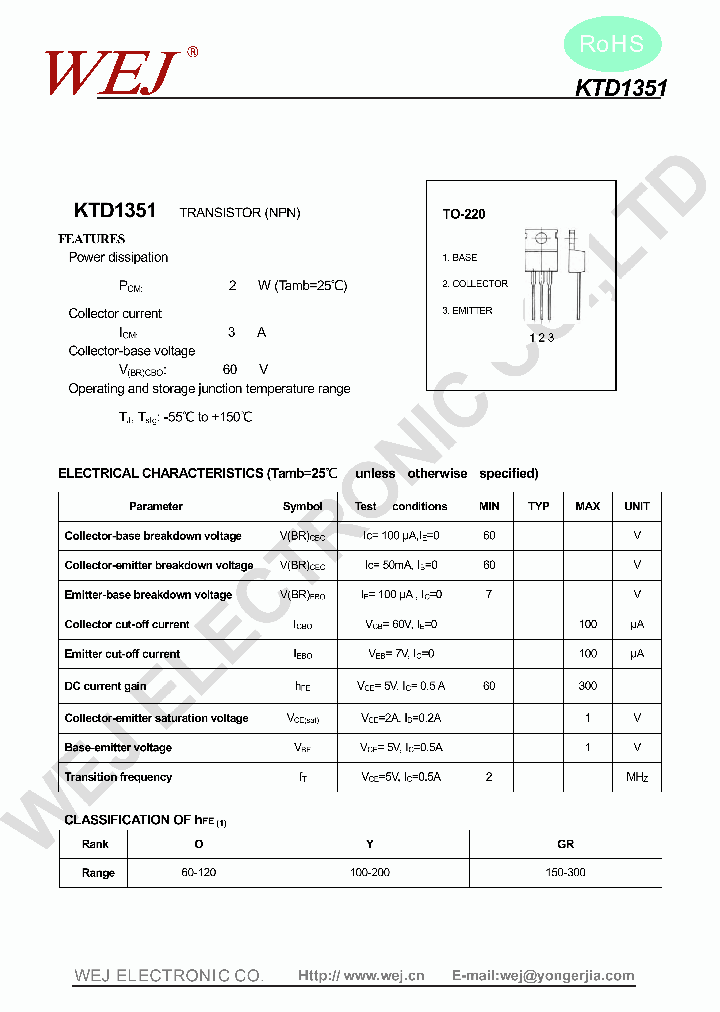 KTD1351_7611355.PDF Datasheet