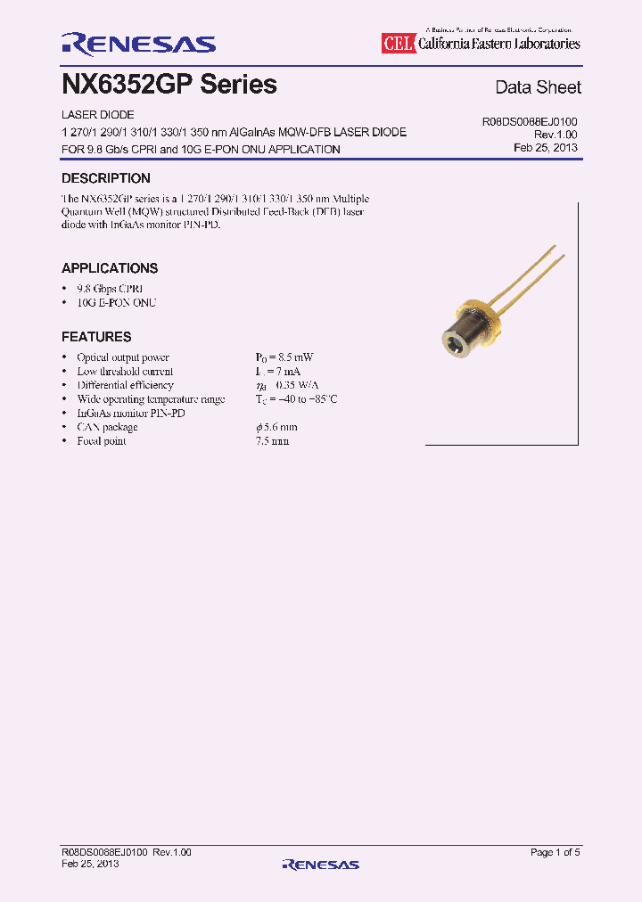 NX6352GP27-AZ_7611408.PDF Datasheet