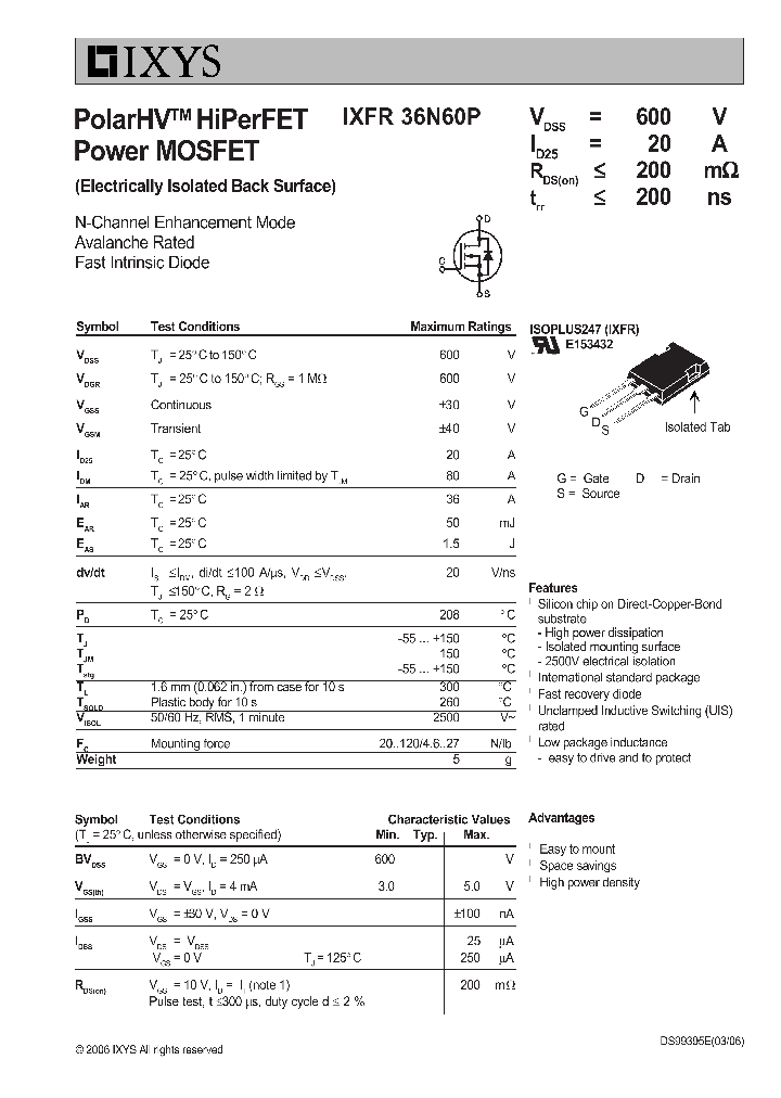 IXFR36N60P_7612201.PDF Datasheet