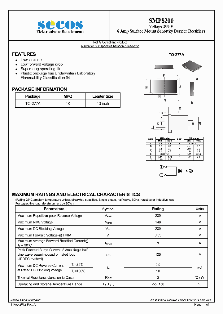 SMP8200_7612371.PDF Datasheet
