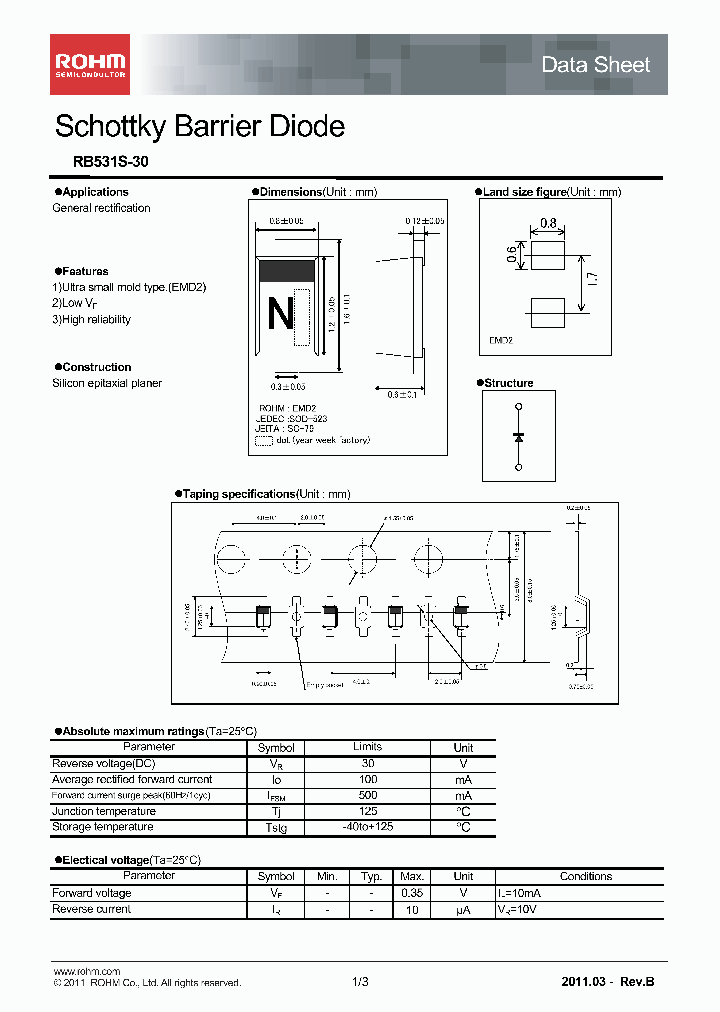 RB531S-30TE61_7613067.PDF Datasheet