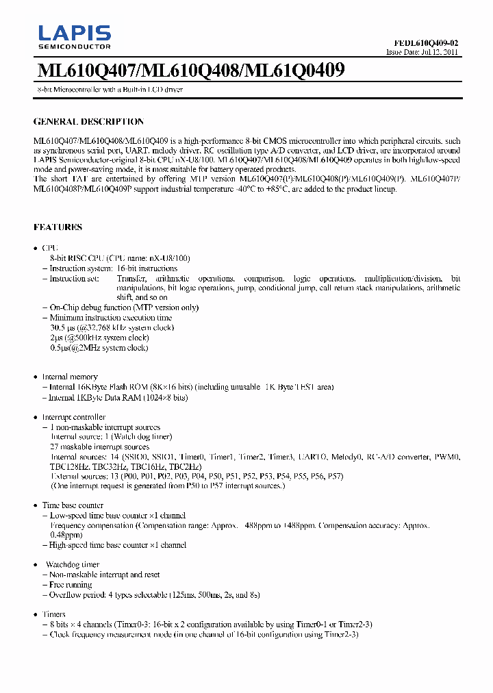 ML610Q408_7613339.PDF Datasheet