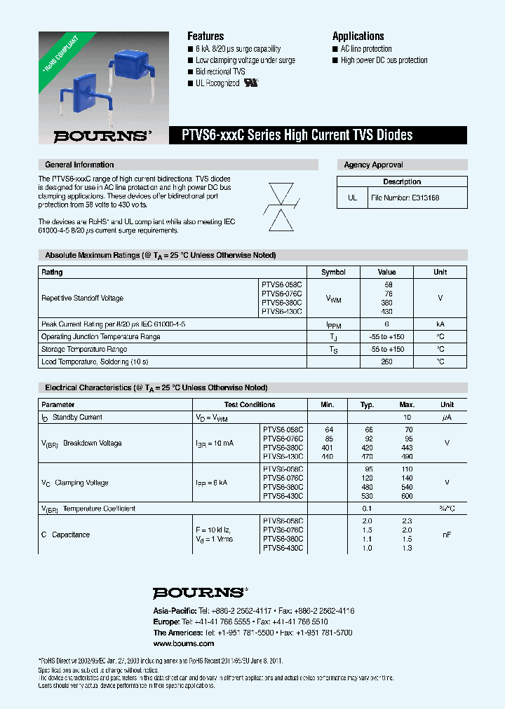 PTVS6-076C_7613602.PDF Datasheet