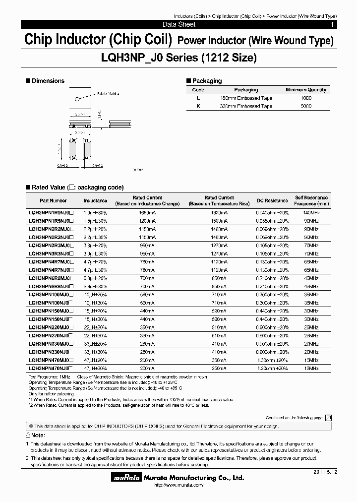 LQH3NPN220MJ0_7613804.PDF Datasheet