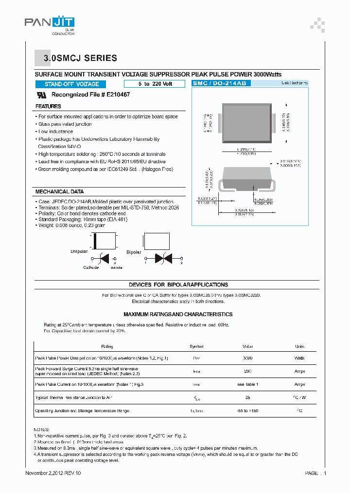 30SMCJSERIES14_7613720.PDF Datasheet