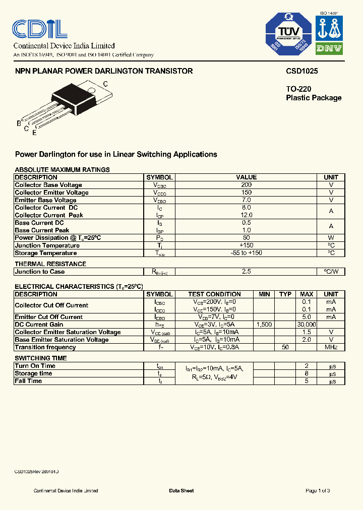 CSD1025_7613873.PDF Datasheet
