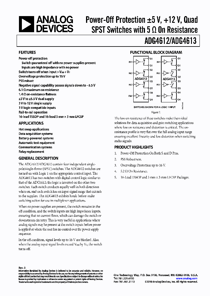 ADG4612_7613994.PDF Datasheet