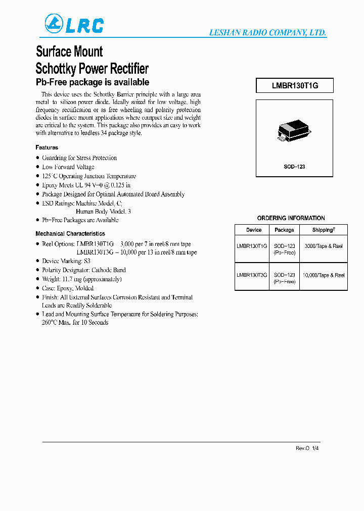 LMBR130T1G_7614465.PDF Datasheet
