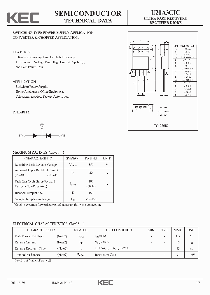 U20A3CIC11_7614814.PDF Datasheet
