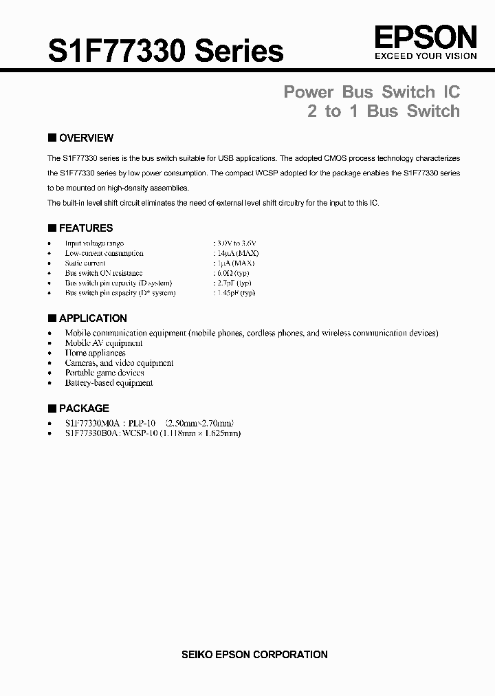 S1F77330_7615452.PDF Datasheet