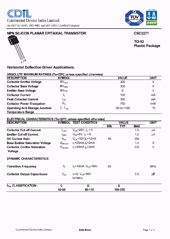 CSC2271_7615442.PDF Datasheet