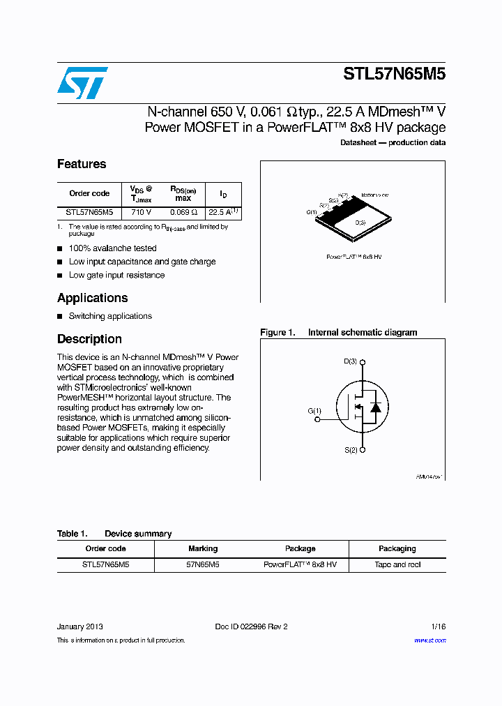 STL57N65M5_7615497.PDF Datasheet
