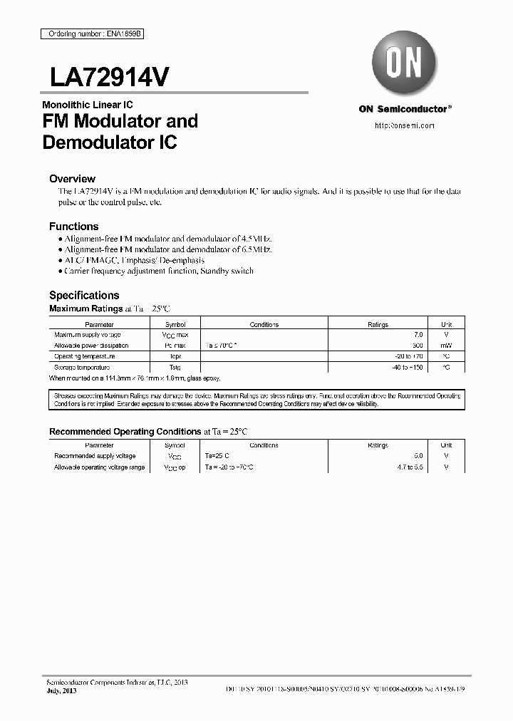 LA72914V-TLM-H_7615583.PDF Datasheet