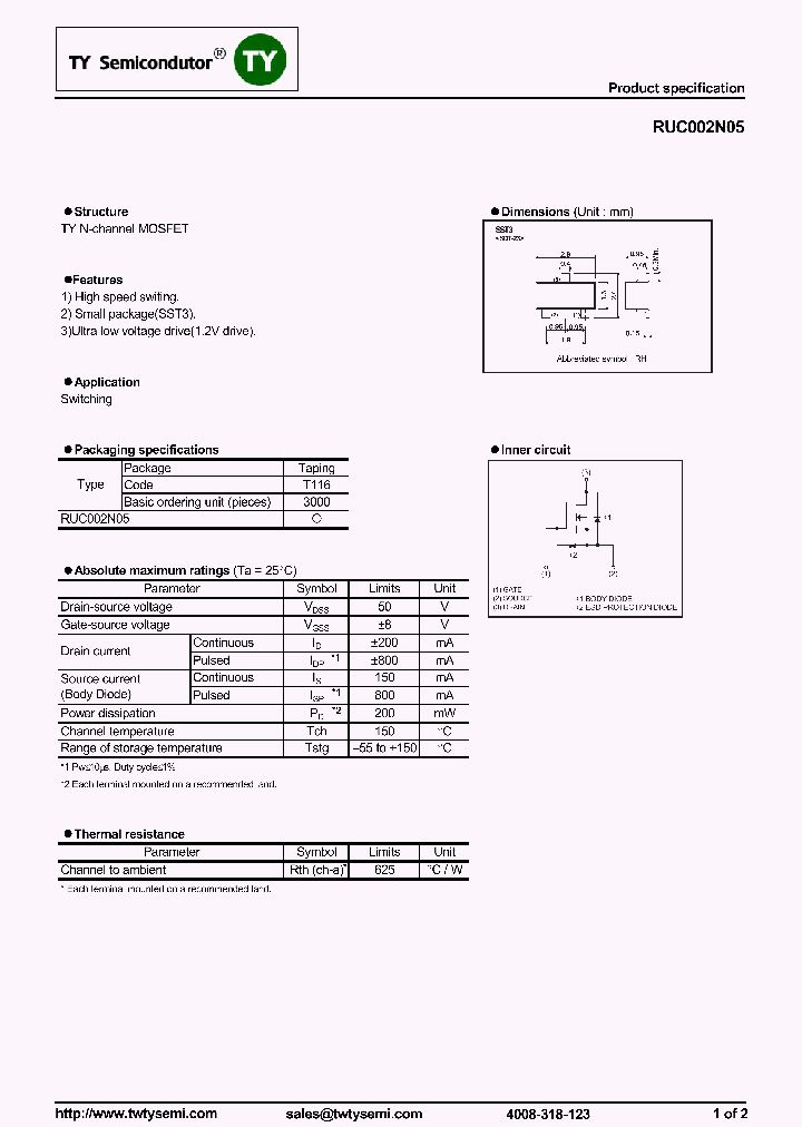 RUC002N05_7615602.PDF Datasheet