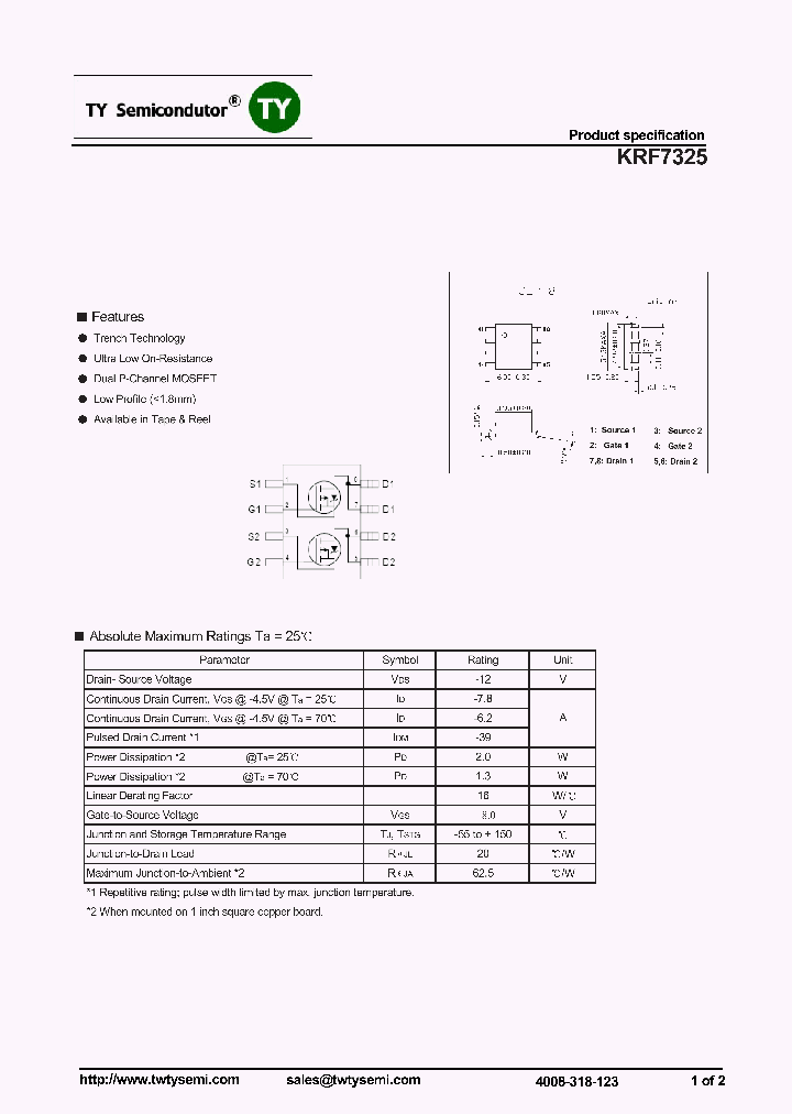KRF7325_7616521.PDF Datasheet