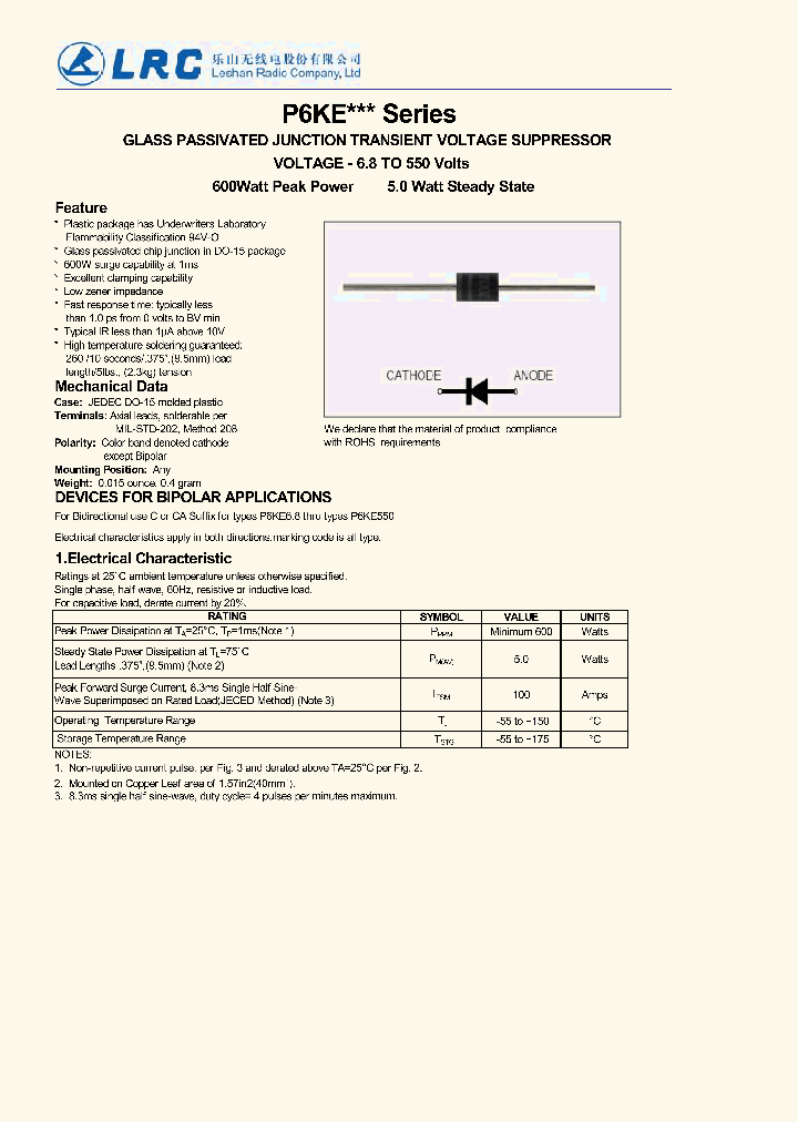 P6KE6_7617716.PDF Datasheet