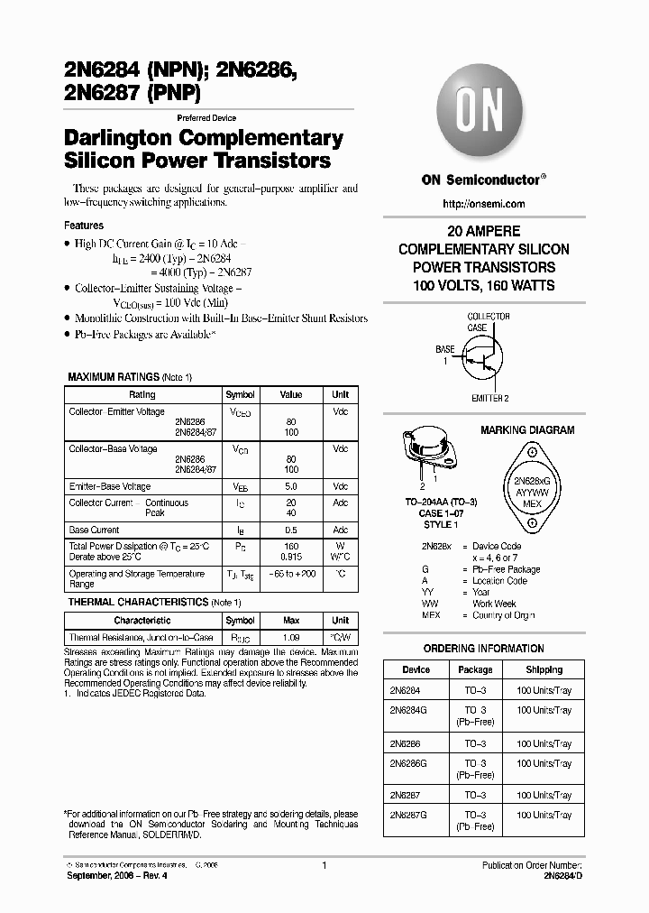 2N6284G_7618891.PDF Datasheet