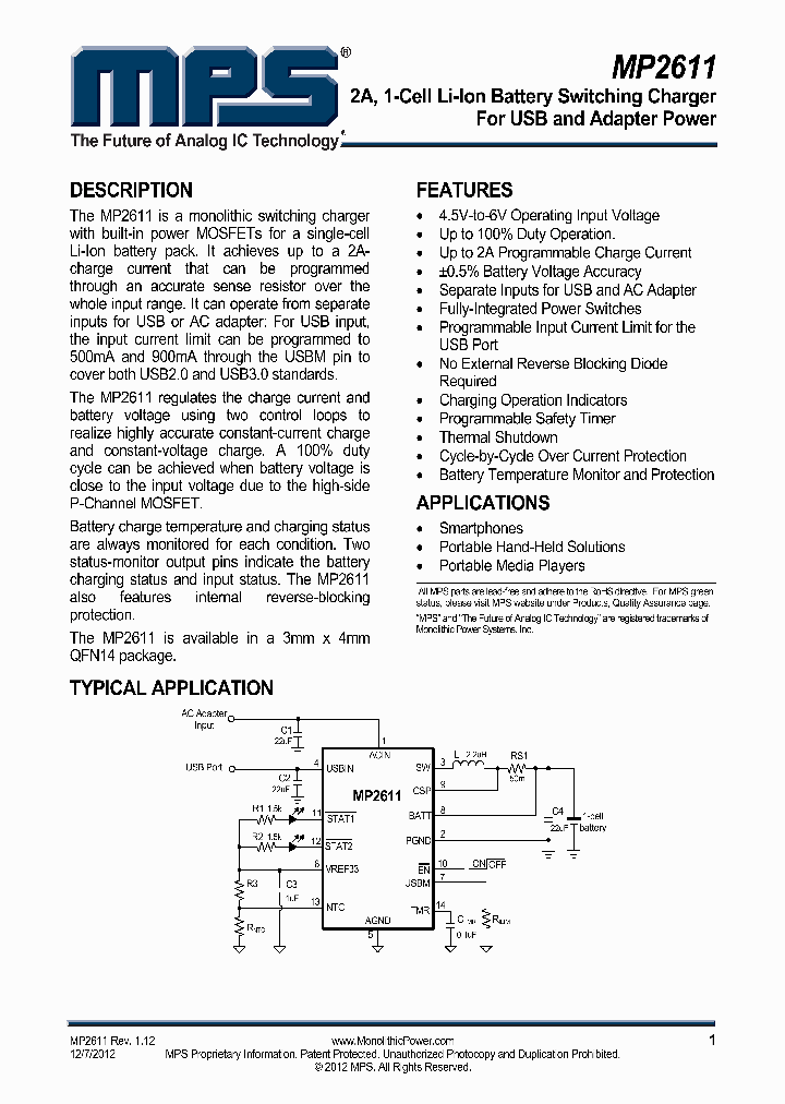 MP2611_7621442.PDF Datasheet