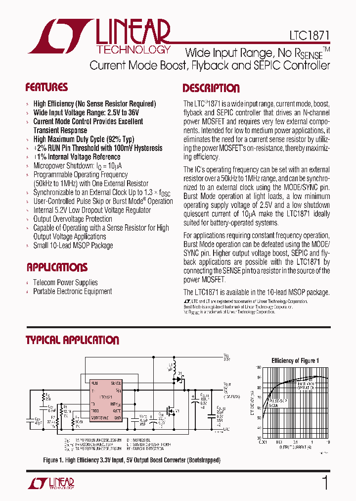 LTC1871EMS_7622783.PDF Datasheet