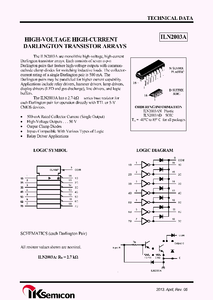 ILN2003A13_7623365.PDF Datasheet