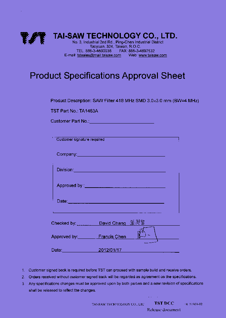 TA1463A_7623442.PDF Datasheet